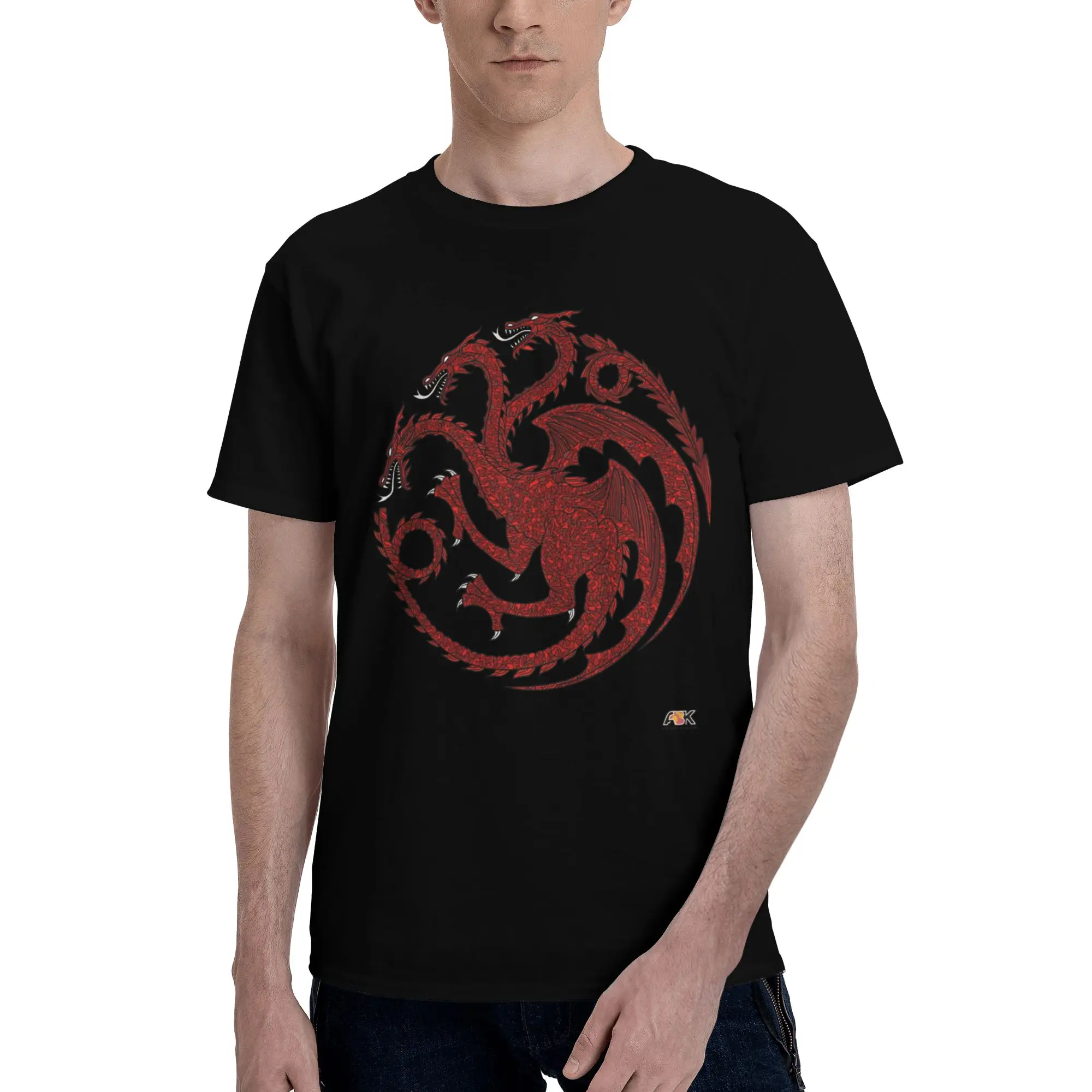 House Targaryen Houses of the Dragons Tee Shirt for Men Women New Arrival T Shirts  Cotton Clothes