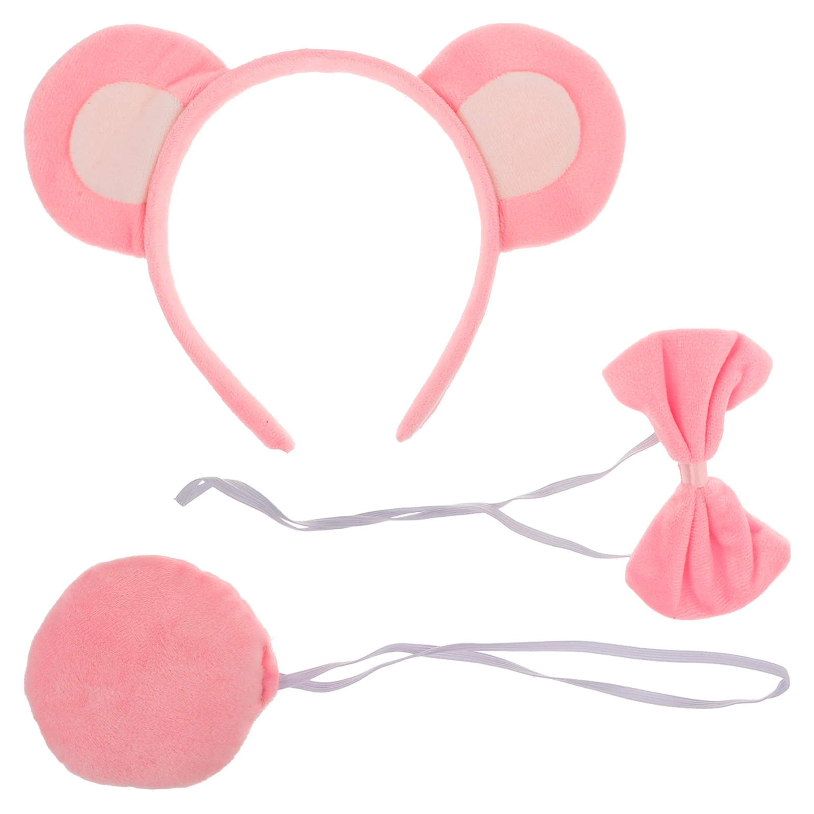 

1 Set Soft Bear Ears Headband Hair Clasp Animal Ear Costume Accessory Kids Cosplay Bear Headgear Bwotie Included