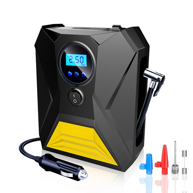 120W Car Inflator Wireless Electric Inflator Pump Portable Inflator Pump Digital Inflator Pump With Light Inflator Pump