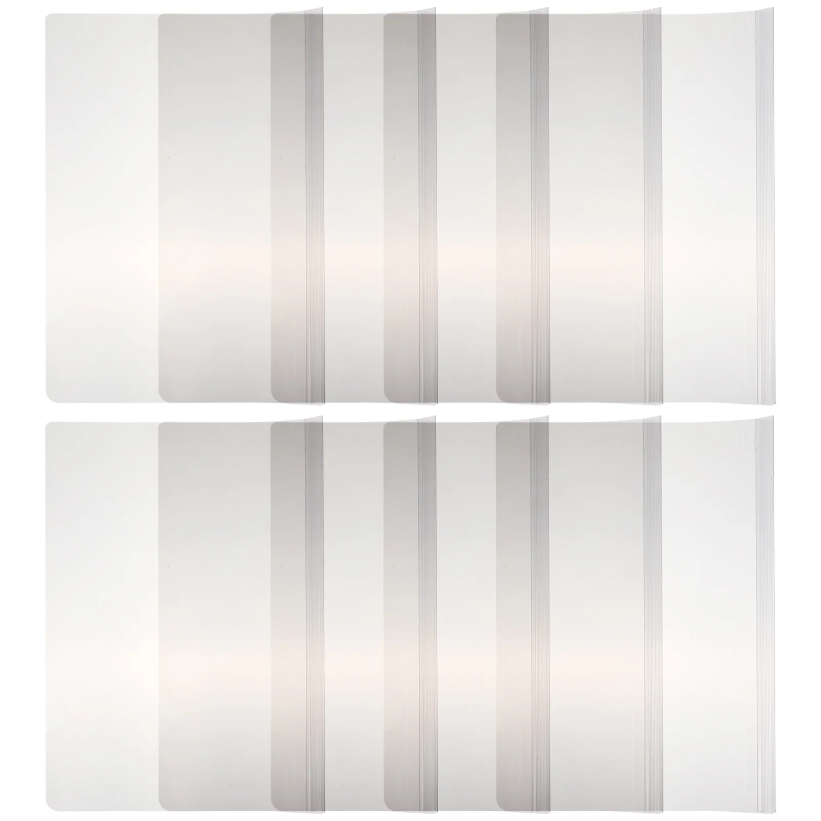 

10 Pcs Slider Transparent Pull Rod Clip Office File Folder Clear Pp Covers Folders