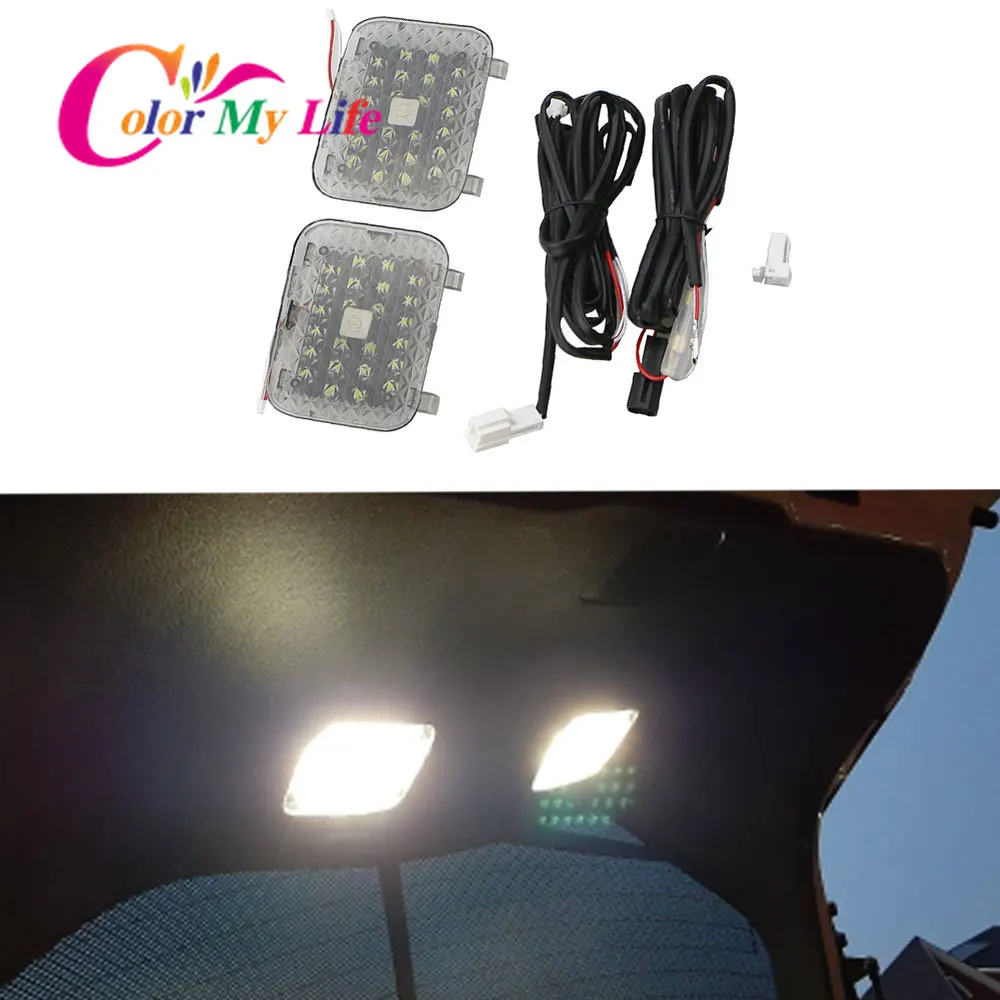 2 Pcs/Set 12V Car Trunk Light Lamp Fit for Toyota CHR C-HR 2016 2017 2018 2019 2020 2021 Auto Roof Reading Lights Signal Lamp