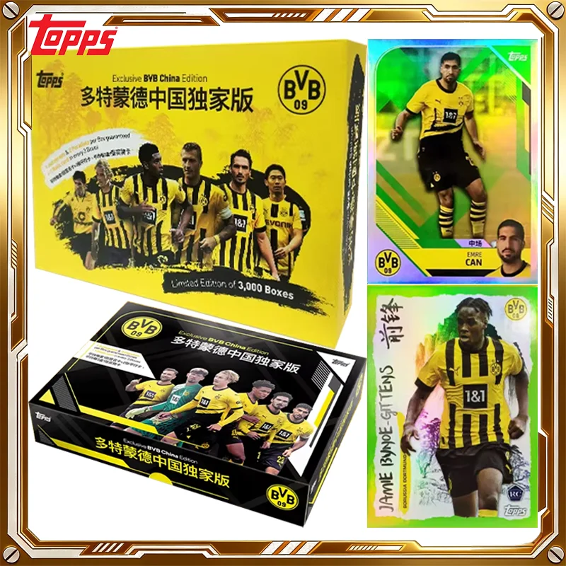 

2024 Topps Borussia Dortmund BVB 09 Эксклюзивное китайское издание: Загадочная коробка с оригинальными коллекционными карточками, игрушки, подарки на праздники и дни рождения