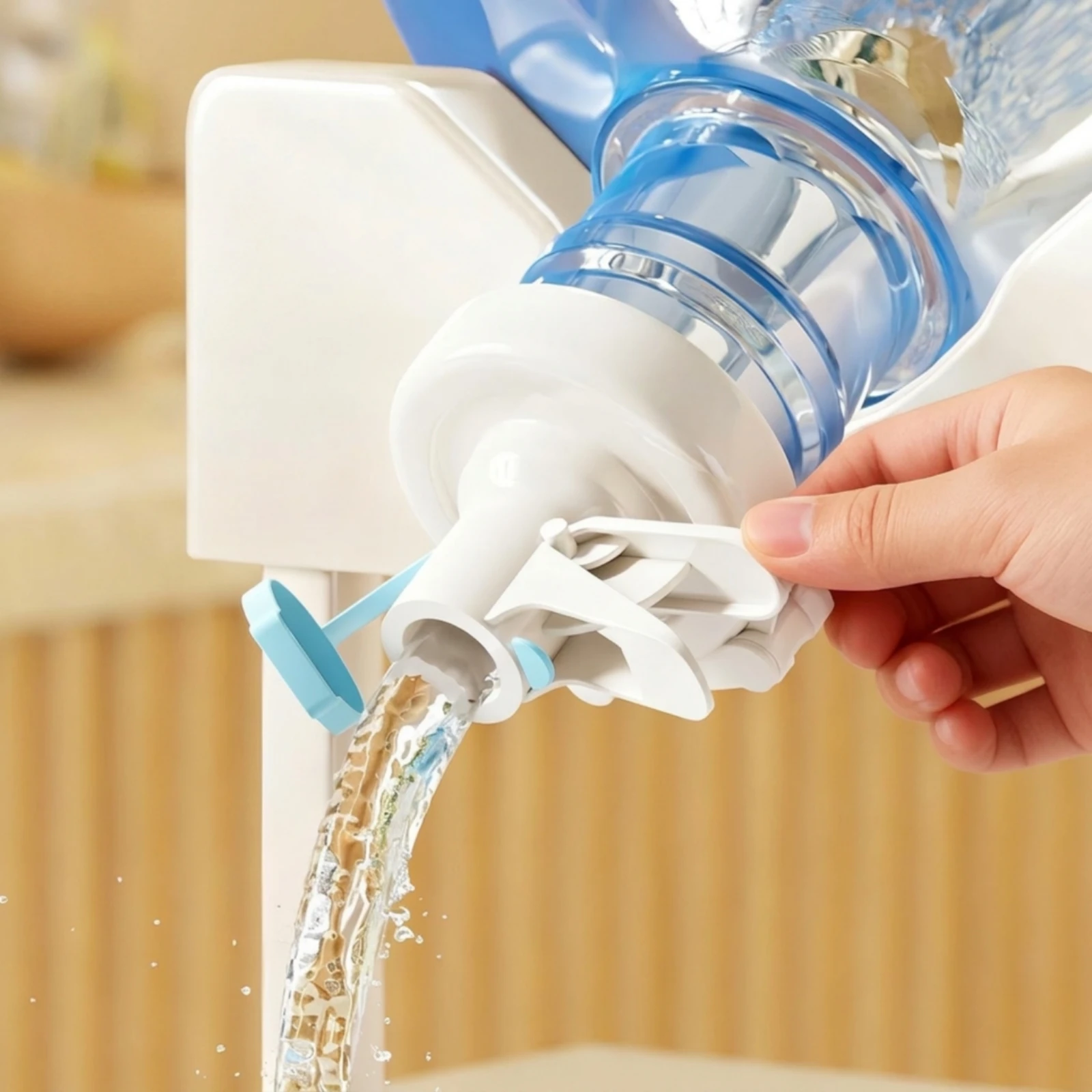 Inverted Water Jug Stand Gravity-assistedFed Water Jug Dispenser Stand Space-Saving Compact for Kitchen, Office - view 5