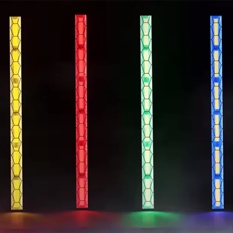 

LED Pixel Effect Bar light 6*60W Amber & 120 3in1 RGB effect light Disco Party Club Bar Wedding Concert DMX Stage light show