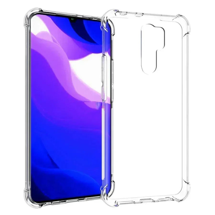 

Shockproof Case For Xiaomi Redmi 8 8A 9A 9C NFC 9AT Soft Phone Shell For Redmi Note 8 9 Pro Max 8T 9T Clear Silicone Back Cover