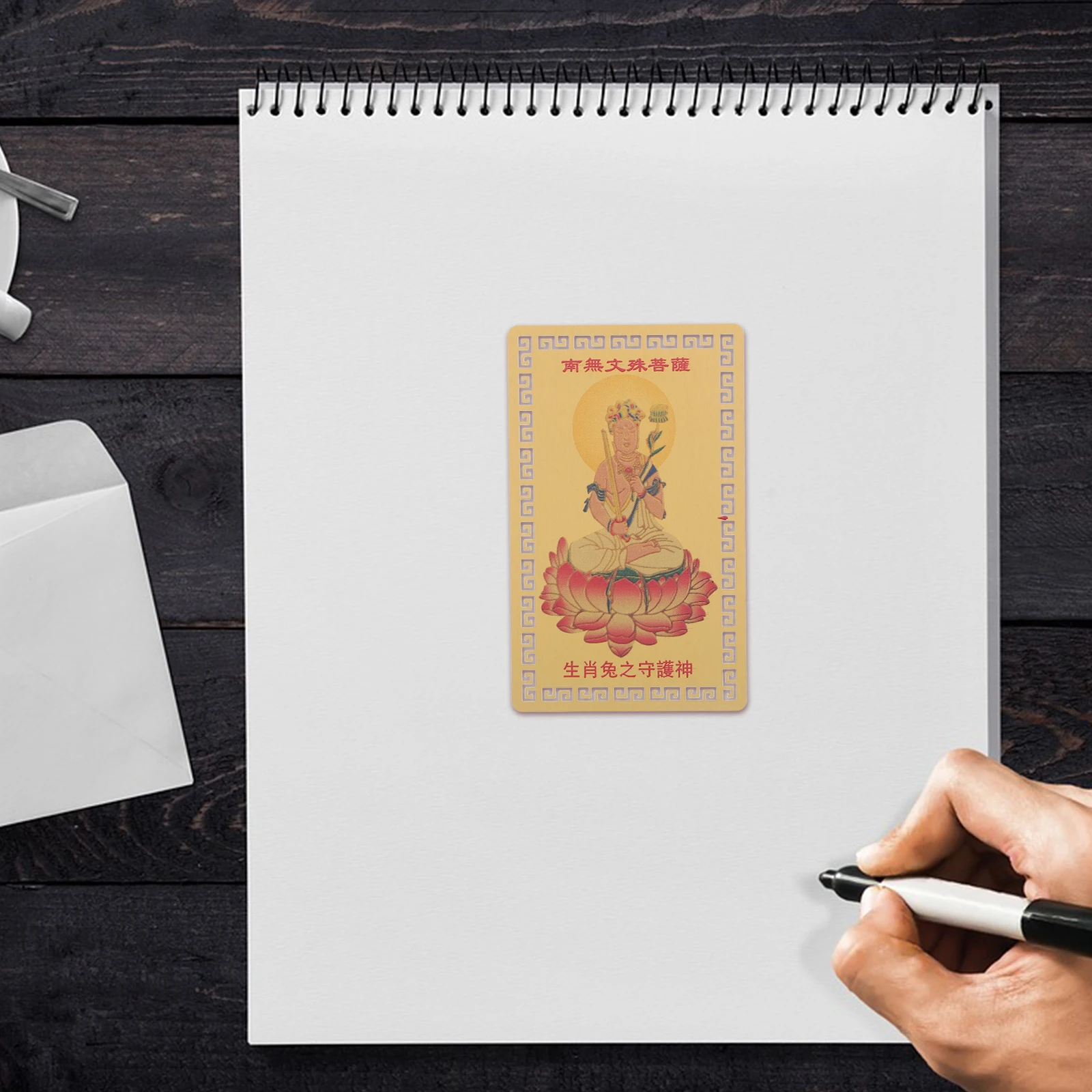 

Alloy Zodiac Bunny Card Ornament Chinese Style Decor For New Year Festival Desk Home Decoration Gift Metal Zodiac Cards