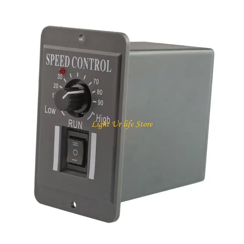 

63HA Strong Motor Speed Regulator with Inversable Function 10 to 60V 6A Brushed Motor Controllers ABS for Packaging