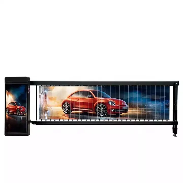 Lifting Parking Advertising Car Parking Barrier System Traffic Barrier With Vehicle Identification System Boom Barrier Gate