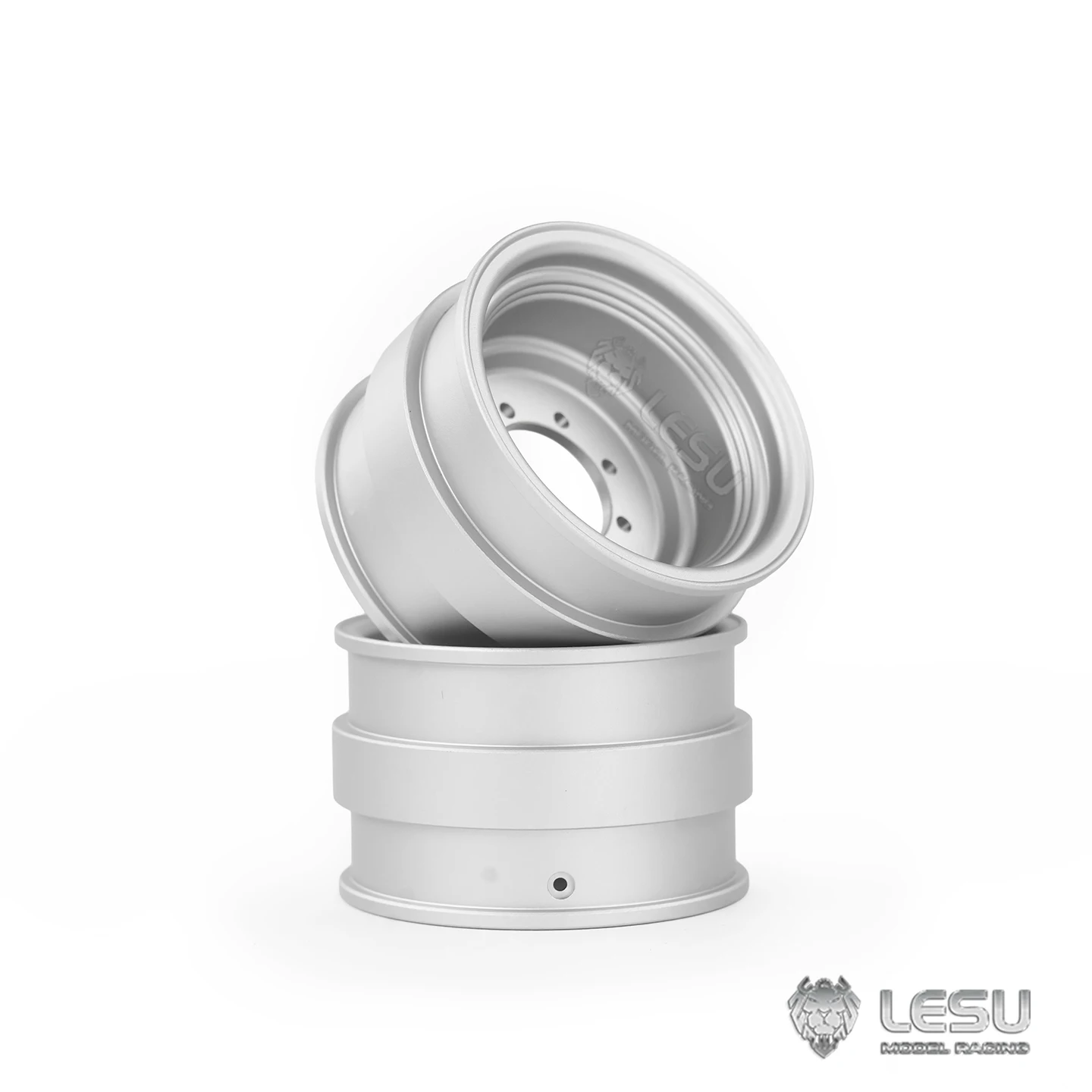 โลหะล้อ Hub 48 ซม.เส้นผ่านศูนย์กลาง RD-2041 อัพเกรดสําหรับ 1/14 Tamiya RC SCANIA Man Lesu WA100 loader รีโมทคอนโทรลอะไหล่ของเล่น