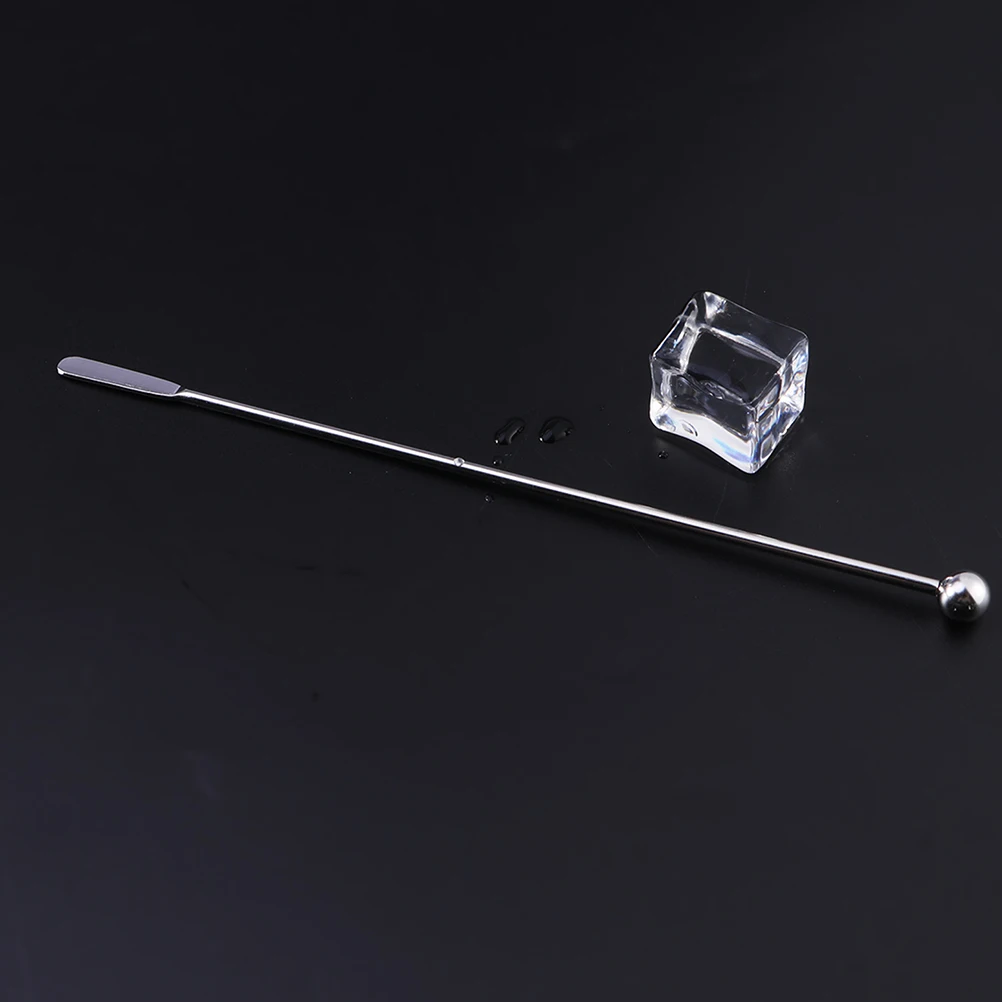 

6Pcs 304 Stainless Steel Stirring Rods Bar Mixing Sticks Cocktail Coffee Beverage Accessories