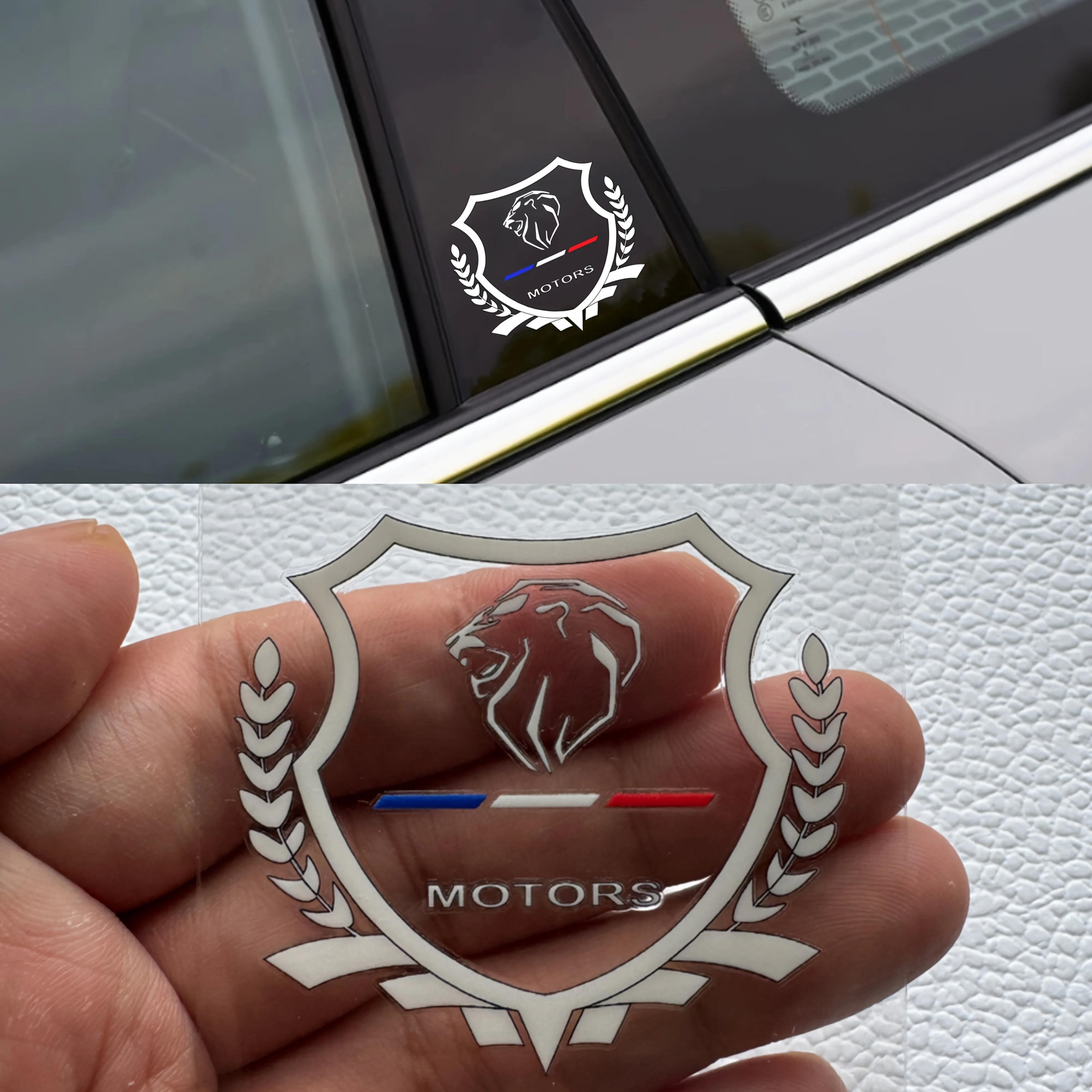 AliExpress NONE 1PC "Stylish Lion Shield Motors Logo" Car Motorcycle Sticker Decal to Decorate Your Auto Bike Exterior with Luxury Style