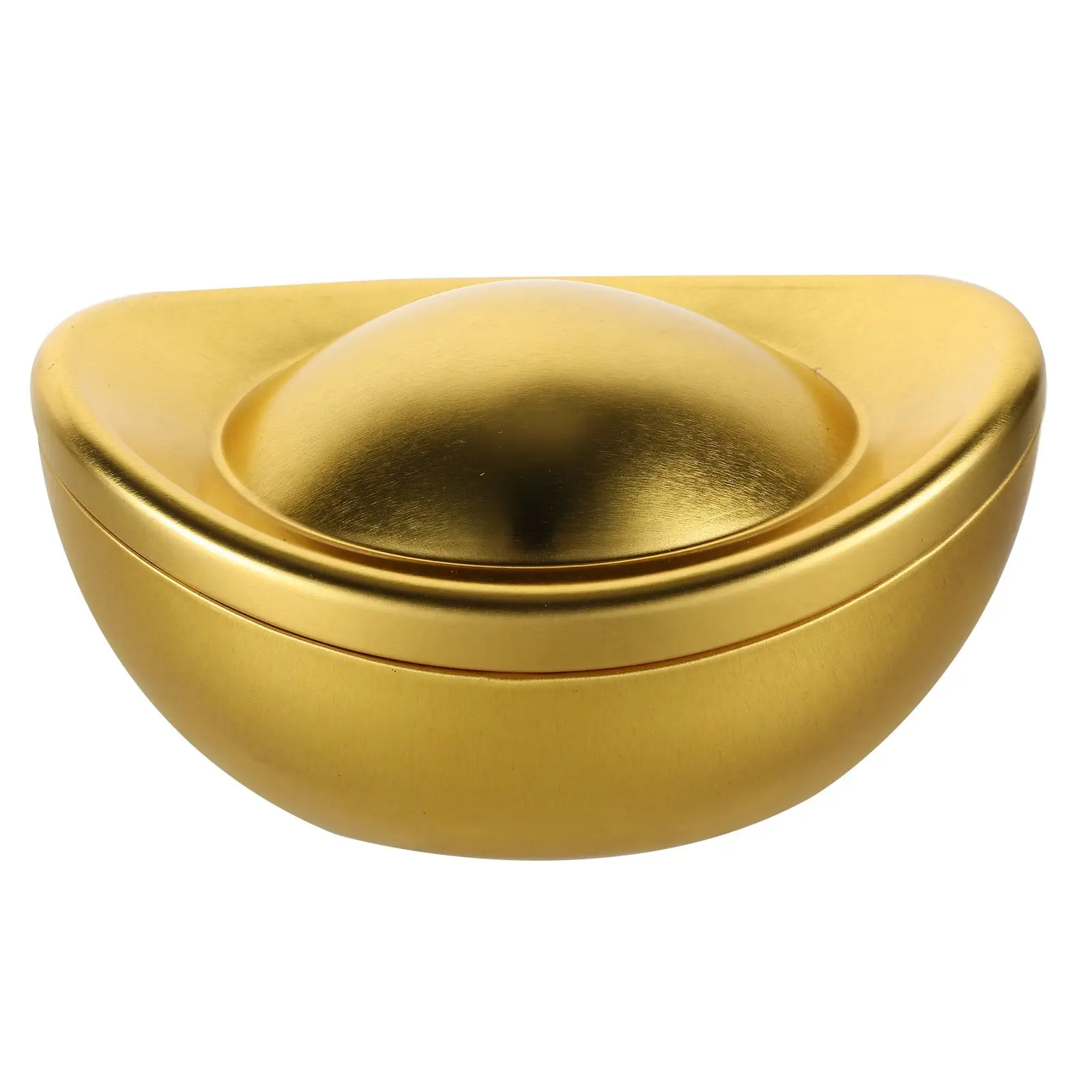

Tinplate Box Ingot Shaped Tea Storage Containers Metal Cookie Jars With Lids Rust Resistant Secure Lid Design