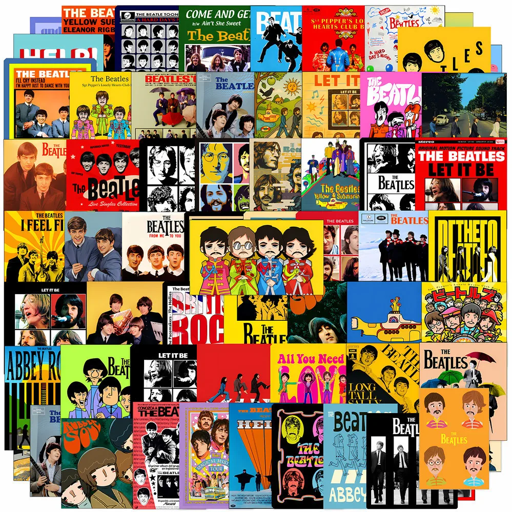 135 Stück The Beatles Season 3 Rock Mini-Aufkleber, DIY-Dekorationen für Notizbücher und Mobiltelefone, RecordingYourLife Store – Detail 4