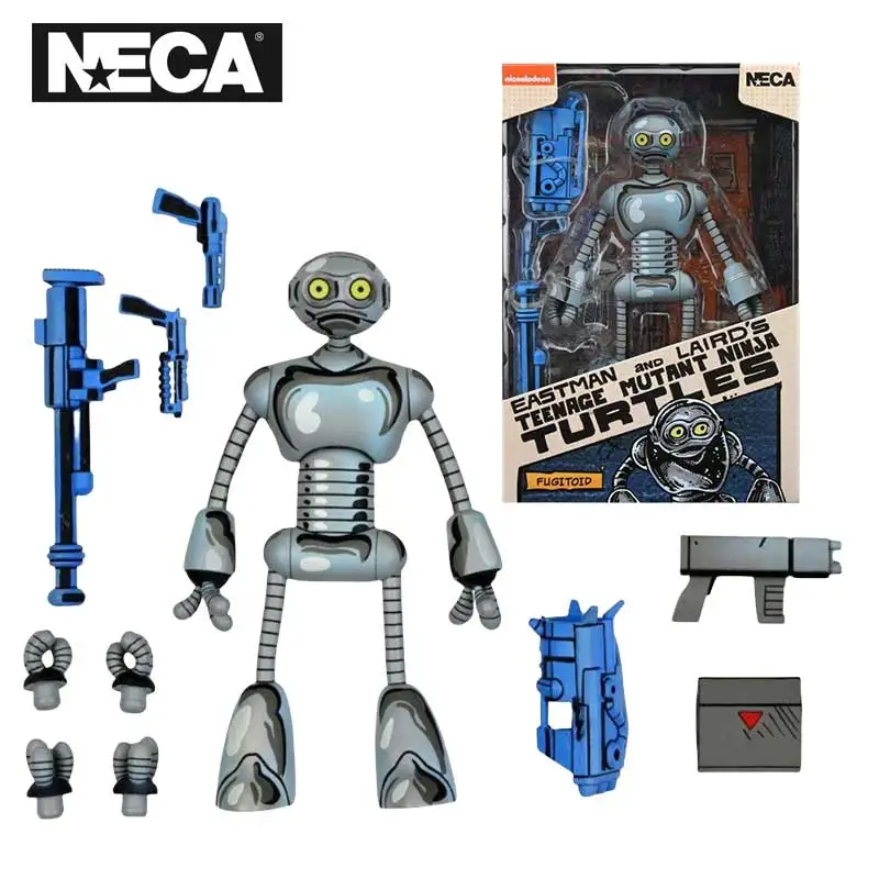

NECA 54242 Toys Teenage Mutant Ninja Turtles TMNT Fugitoid 7" Action Figure Original Anime Doll Model Collection Gift 18 cm