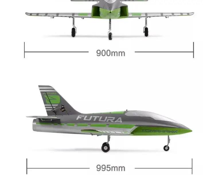 قطع غيار طائرة FMS 64 مللي متر TOMRHRWK FUTURA R/C طائرة كهربائية ثابتة الجناح طائرات يتم التحكم فيها عن بعد