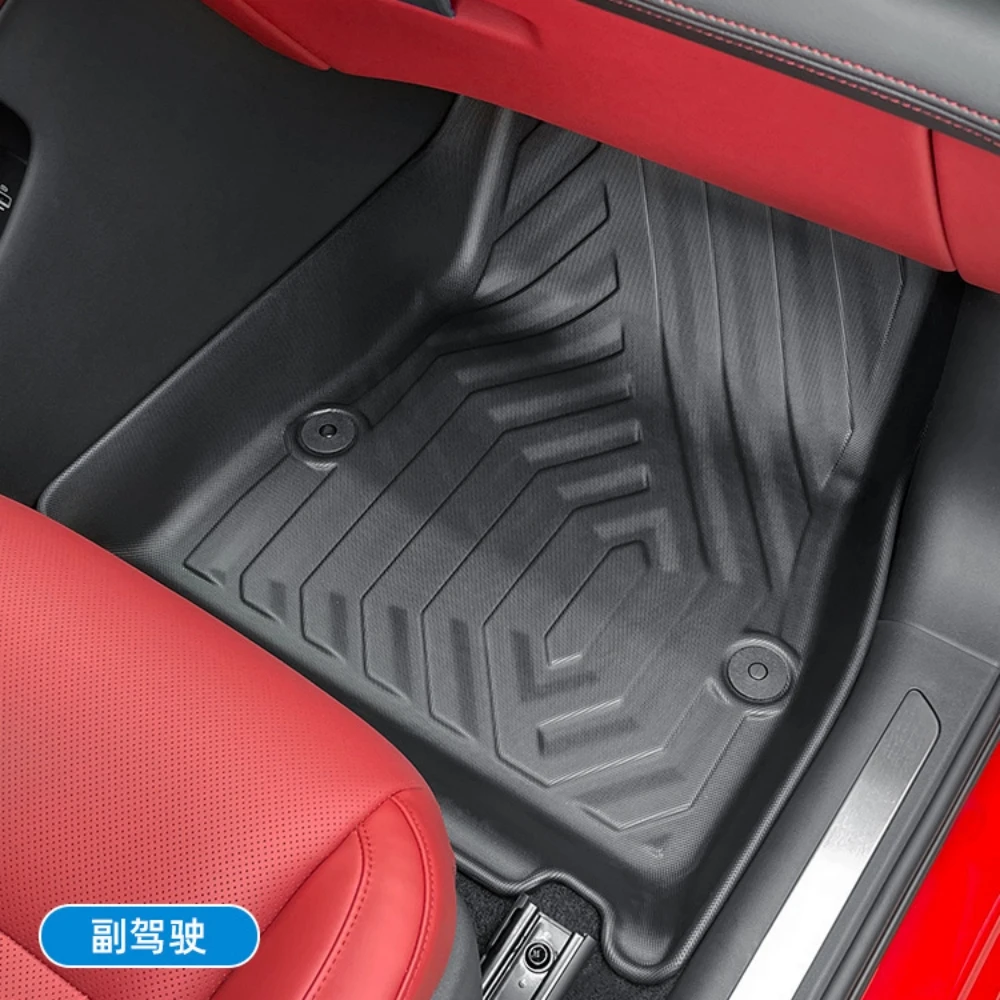 Für AITO M5 Seres M5 2022-2025 TPE 3D Autofußmatten Bodenteppiche Kofferraumauskleidung Wasserdichte Allwetter-Zubehörteile LHD – Detail 3