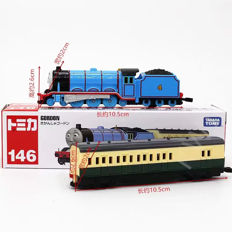 TAKARA TOMY simulation alloy die cast long 146 Thomas Gordon train model, toy for boys, holiday gift for children