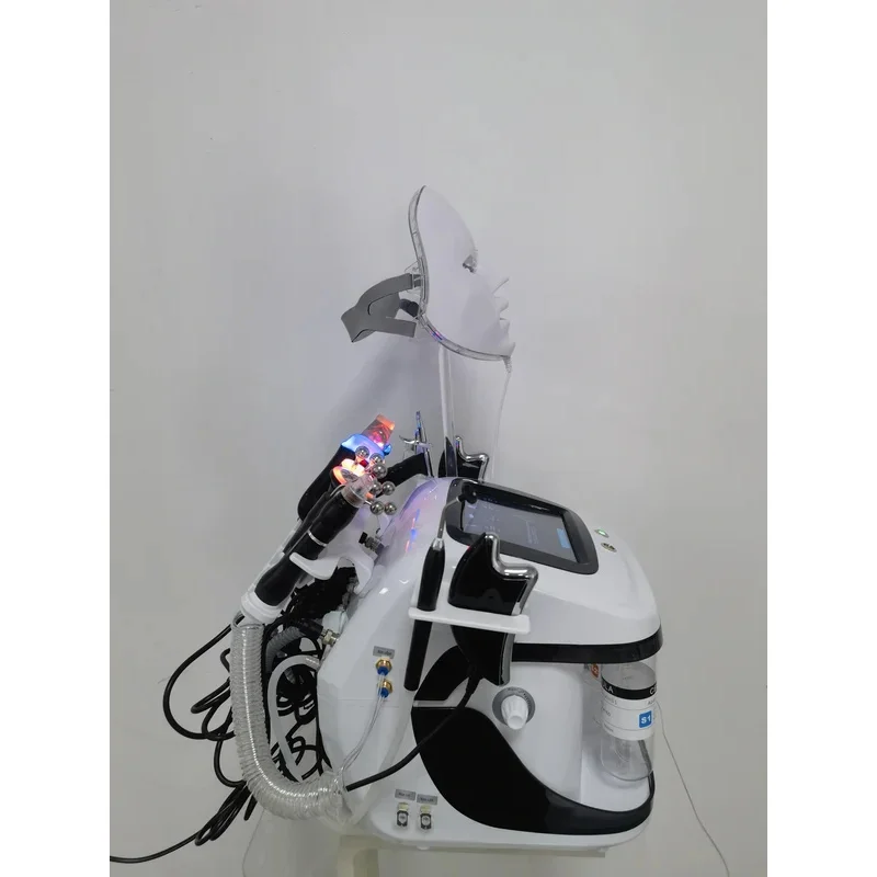 K Hydradermabrasione Hydro 11 in 1 H2O2 Macchina per ossigeno facciale Hydra Dermoabrasione Macchina per pulizia profonda Dispositivo esfoliante per la pelle
