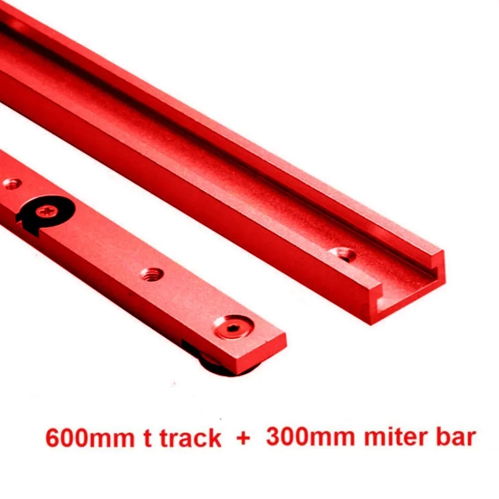 Imagem -04 - Conjunto de Liga de Alumínio Mitra t Pista Slide Rampa e Barra de Esquadria Slider Serra de Mesa Bancada para Trabalhar Madeira Diy 1