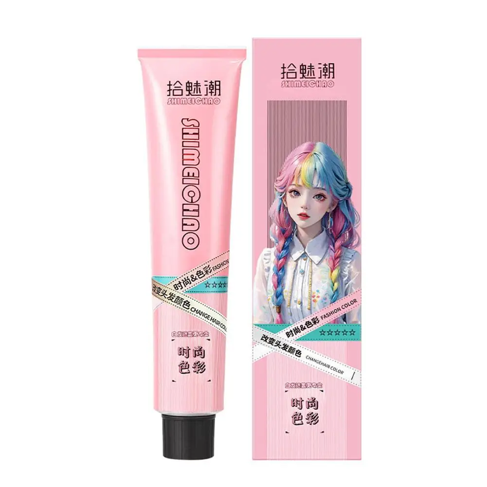 1pcs Hair Color Cream Permanent Hair Dye Long Lasting Hair Styling Products For Thick Fine Curly Thin Straight Hair Suitable