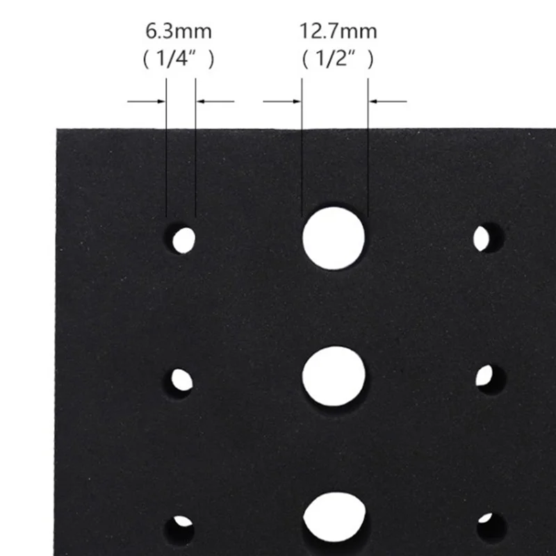 

2X 110 Holes Router Bit Tray Storage Holder For 1/4Inch 1/2Inch Shank Milling Cutters Brill Bits Organizer-A78G