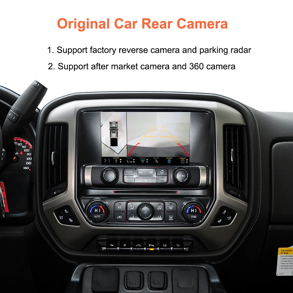 Bonroad Wireless Carplay Android Auto Smart Decoder Box für GMC Sierra 2014-2018 Schnittstelle Airplay Mirror Link Modul Bluetooth – Detail 8