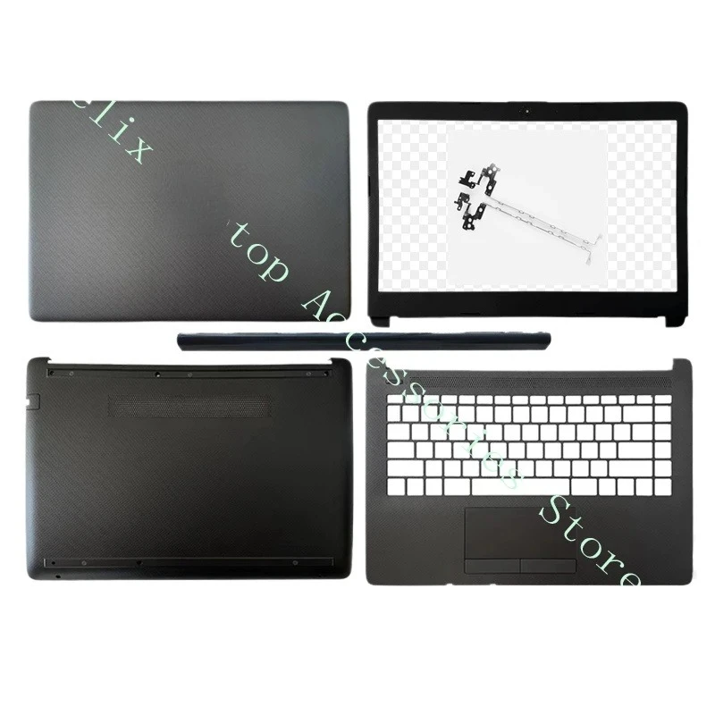 

New Case LCD Back Cover/Front Bezel/Hinges/Palmrst/Bottom Case/Hinge Cover L44056-001 For HP 240 G7 14-CK 14-CM 14Q-CS TPN-I131