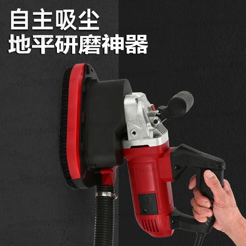 Three-head grinding machine for marble, granite and terrazzo floor renovation