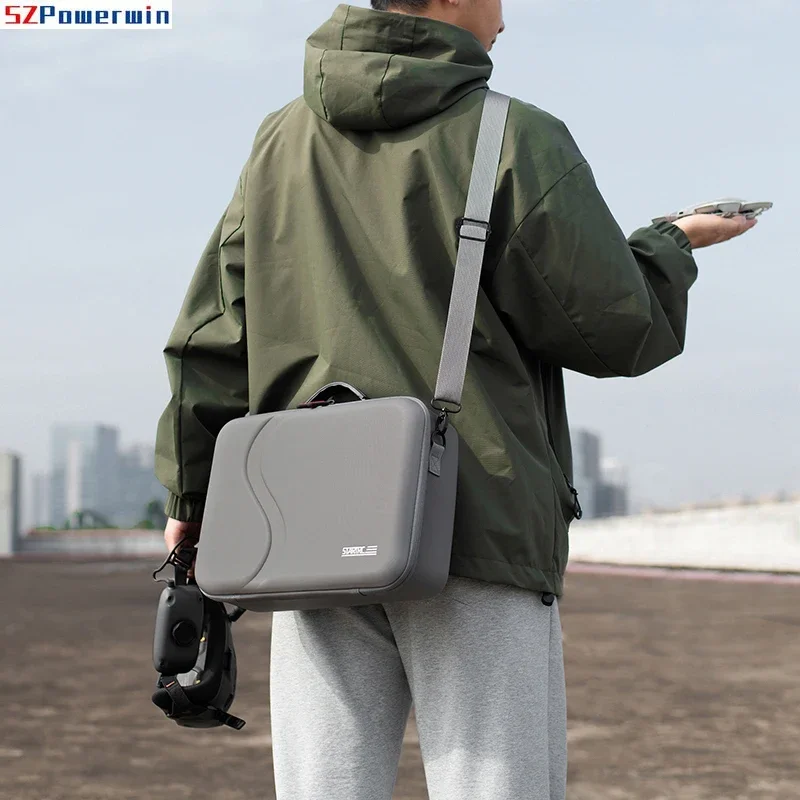 Estojo de transporte portátil para dji neo, bolsa protetora à prova de choque, caixa de ombro para dji rc n3, drone remoto e acessório de bateria