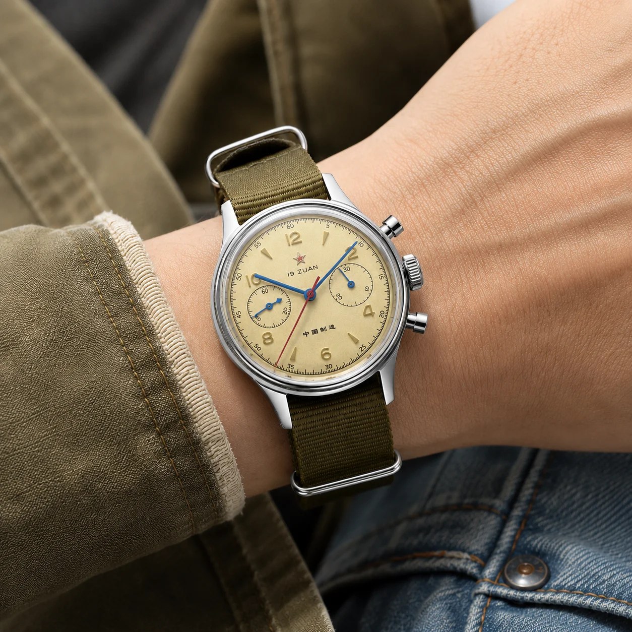 SEAKOSS Vintage 38mm 1963 Pilo - Chronograph Mechanical Watch Seagull 1963 recensie en prijs