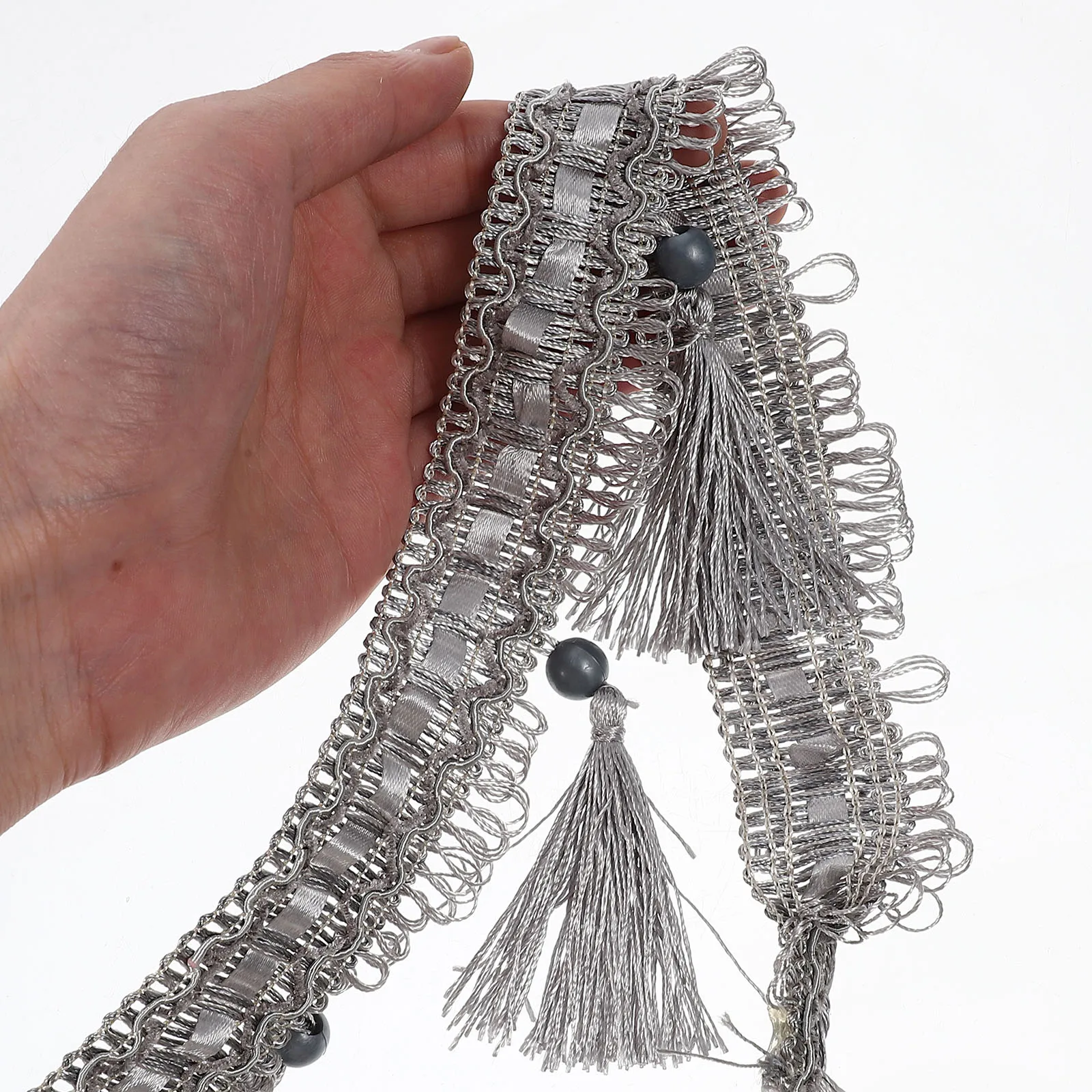 

Polyester Embroidered Fringe Trim for Curtains Home Sewing Fringe Trim Decor Sofa Pillows DIY Sewing Fabric Lace Ribbon