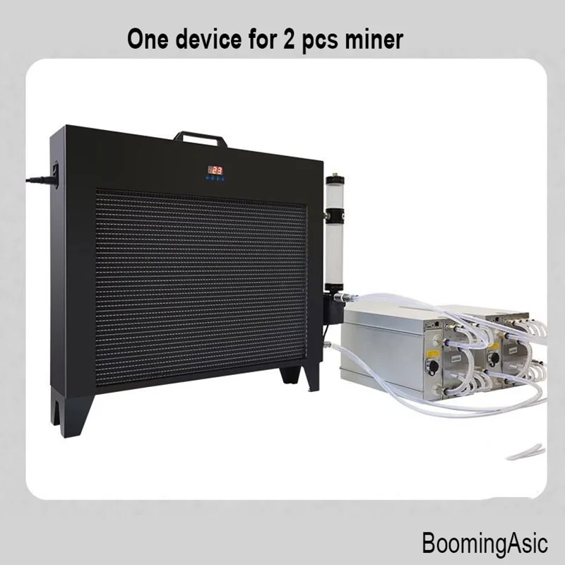 Imagem -04 - Bitcoin Miner Water Cooling Kit Radiador 12kw Refrigerador para Antminer Whatsminer S19pro Hydro S19xp Hyd M33s M53 M53s 2024