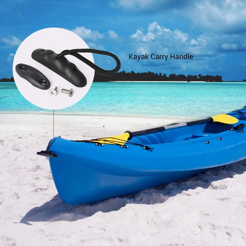 Kayak Carry Handles ,Kayak Side Mount Handles With T-Handle Kit For Canoe Boat Kayak Replacement Installation Kit