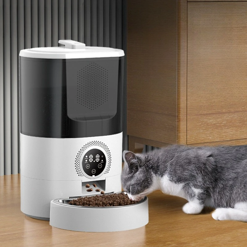 Pet automatic feeding machine Cat automatic feeder Cat food Dog food Timed quantitative intelligent feeding machine