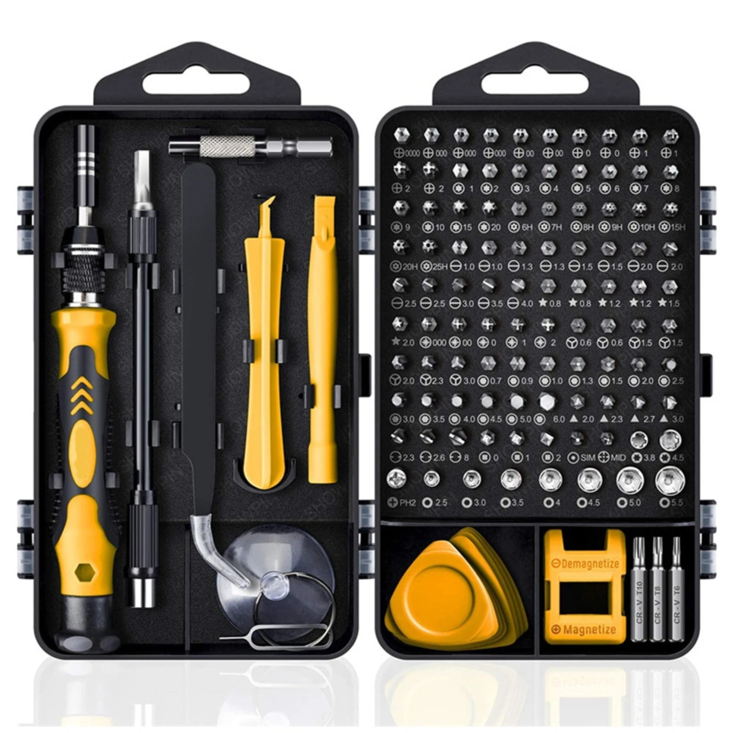 High-Quality Comprehensive Small Precision Professional 115-Piece Computer Repair Kit - Durable Case - Precision Work and Techni