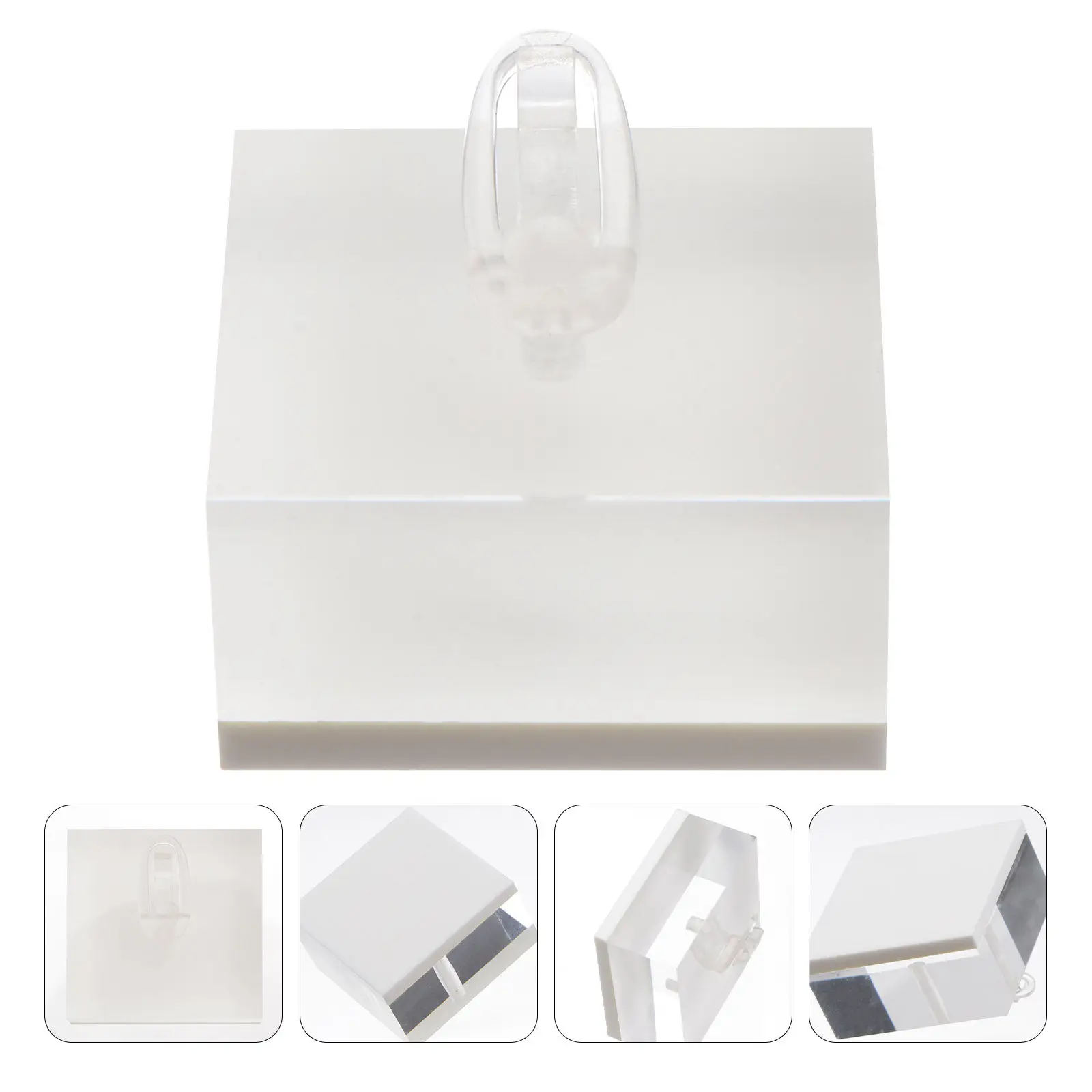 1Pcs Ring Display Holder Unique Shape Acrylic Jewelry Storage Rack Compact Size for Home Jewelry Shop Ring Display Holder