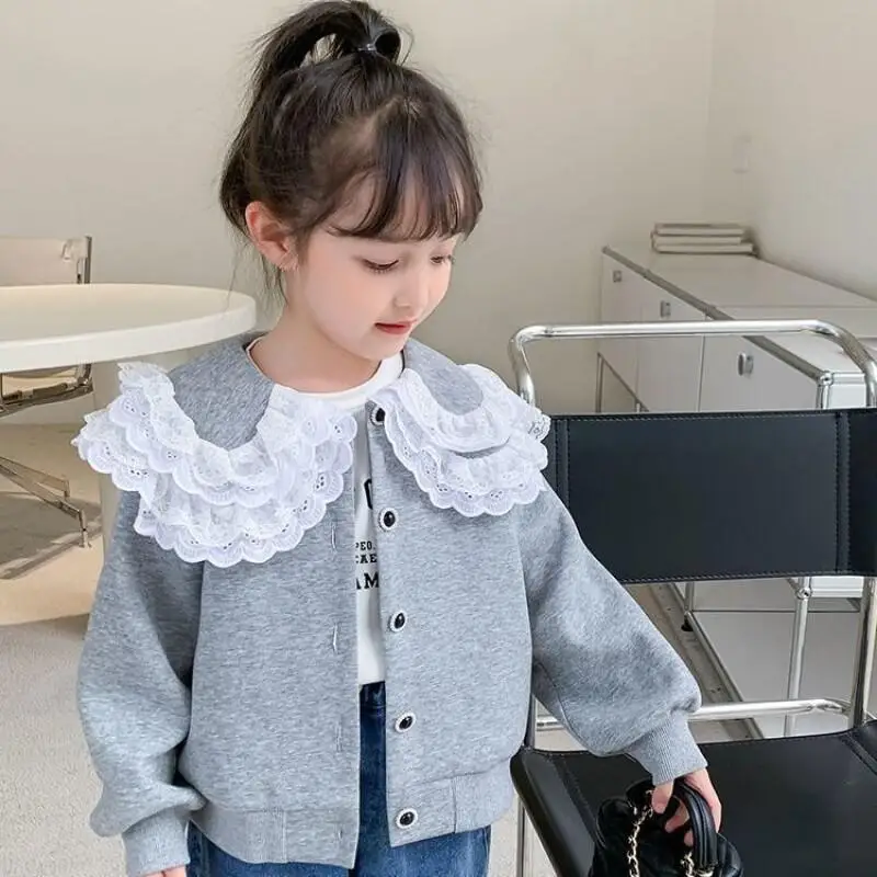 Fashion Children's Clothing Jacket Kawaii Casual Coat Tops Teen Clothes From 12 to 14 Years Old Girl Kids Winter 2025 Girl's 10