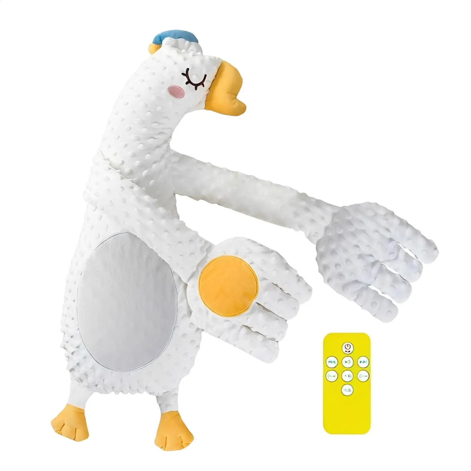 وسادة نوم الطفل، دمية مهدئة، مساعدة نوم الطفل، وسائد أطفال تعمل بالتحكم عن بعد، راحة اليد للأطفال الصغار