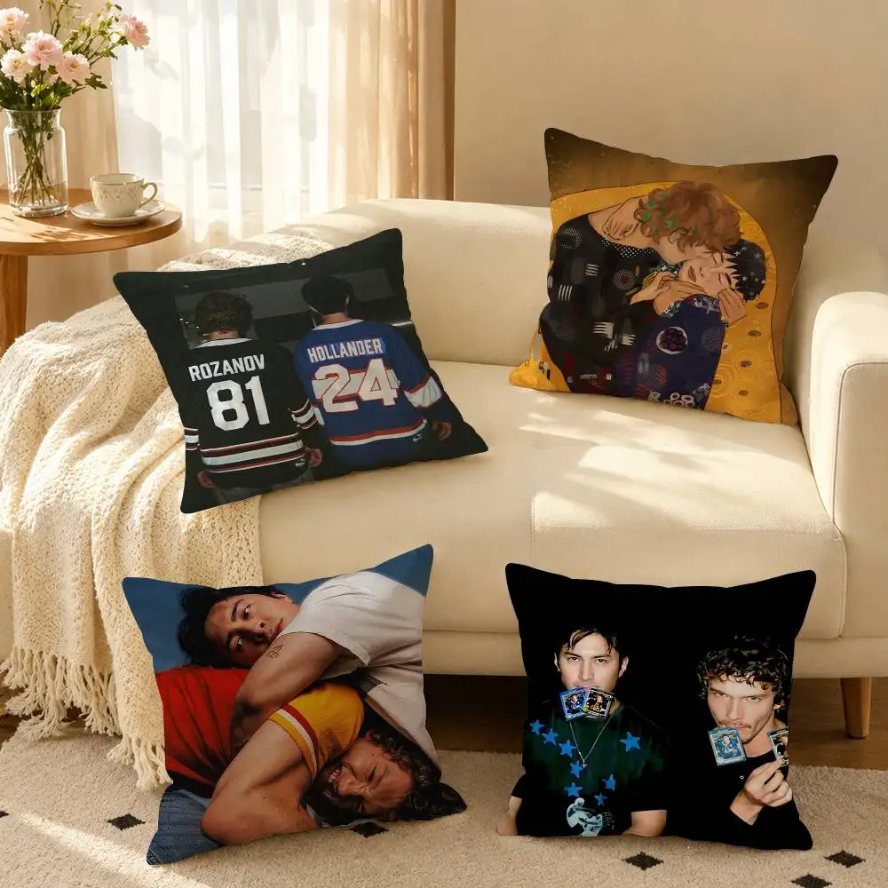 H-Heated R-Rivalry Ilya Shane Square Double-Sided printed Pillow Case Bedroom Bedside Pillow Sofa Cushion Cover