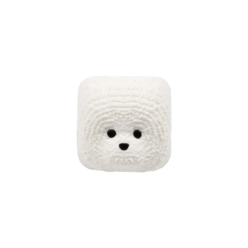 

Anime Keycapwhite Bear Theme Mechanical Keyboard Cherry R4 Profile Resin Cute Cartoons Gaming Keycap Player Gift Accessorie