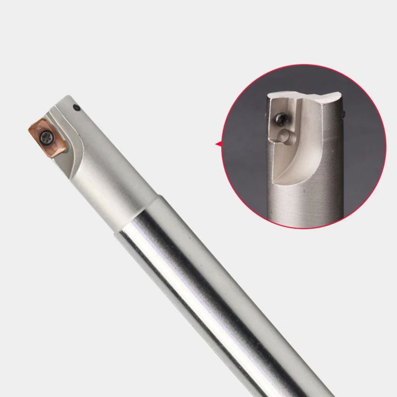 Q.Grt EAP300R High Precision Milling Tools Shank R0.8 CNC Machining Center Right Angle Shoulder APMT1135 Insert End Mill Cutter