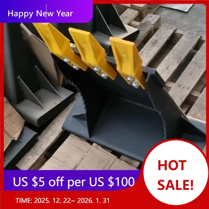 

Factory Stump Bucket Attachment For Mini Skid Steer Loader Track/crawler Loader Wheel Loader