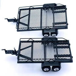 Metalen Simulatie Trailer Voor 1/18 1/24 Rc Crawler Auto Traxxas TRX4-M Verdediger Bronco Scx24 Ax24 Fms Fcx 24M Upgrade Onderdelen