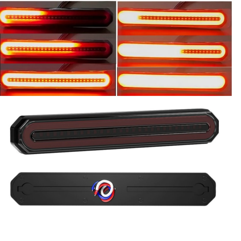 12 В/24 В прицеп задняя часть грузовика фонарик мерцающий тормоз фонарик Задний сигнал заднего хода фонарь стробоскопа со светодиодной подсветкой 87LED