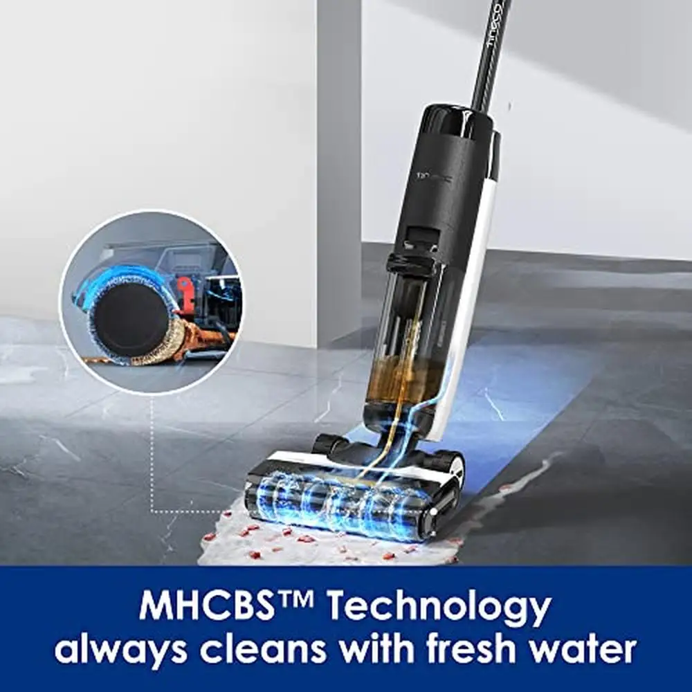 Smart Floor Cleaner Wet Dry Vacuum Cordless Mop Hard Floors Edge Cleaning Runtime Self-Cleaning Dual-Sided  Floor ONE S7 PRO