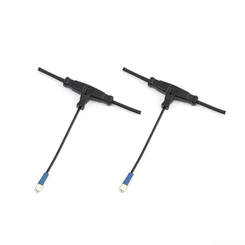 E56B 2Pcs/set ELRS 915MHz / 2.4GHz ExpressLRS Receiver Antenna T-shaped Antenna for FPVs Traversing DIY Part