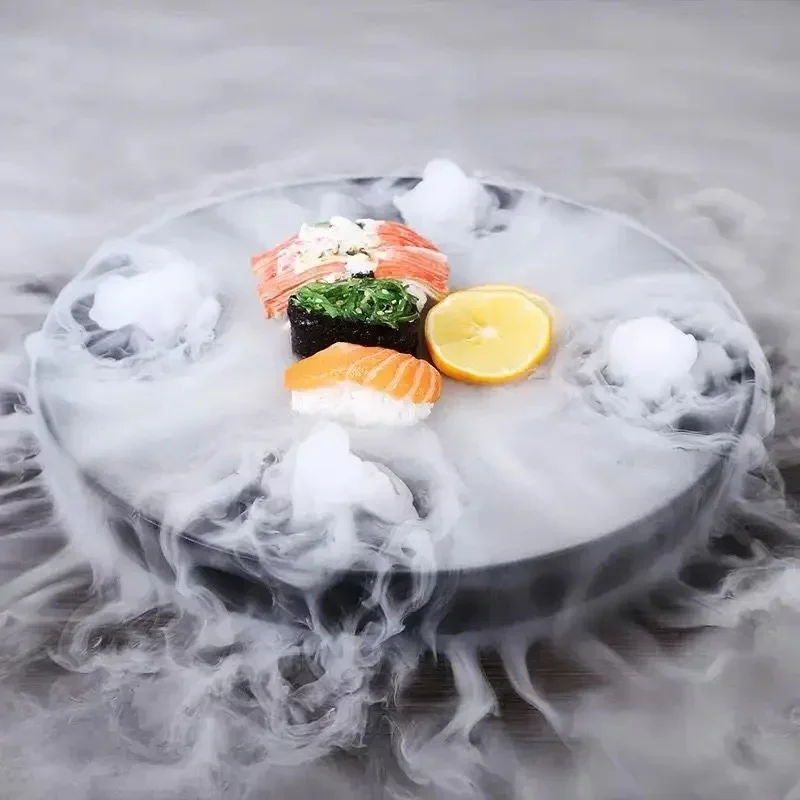 Food Grade Dry Ice Making Machine/ Stage Effect Smoking Catering Bar Hot Pot Ingredients Smoke