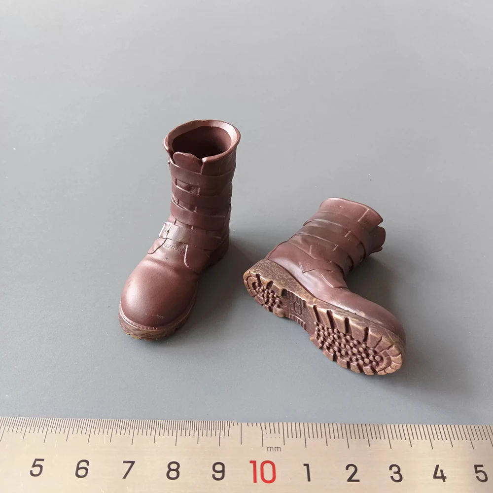 

DML Toys Model Scale 1/6 Hollow Brown Shoe Boots WWII Soldier Tank Doll PVC Material Accessories For 12" Doll Figure DIY Collect