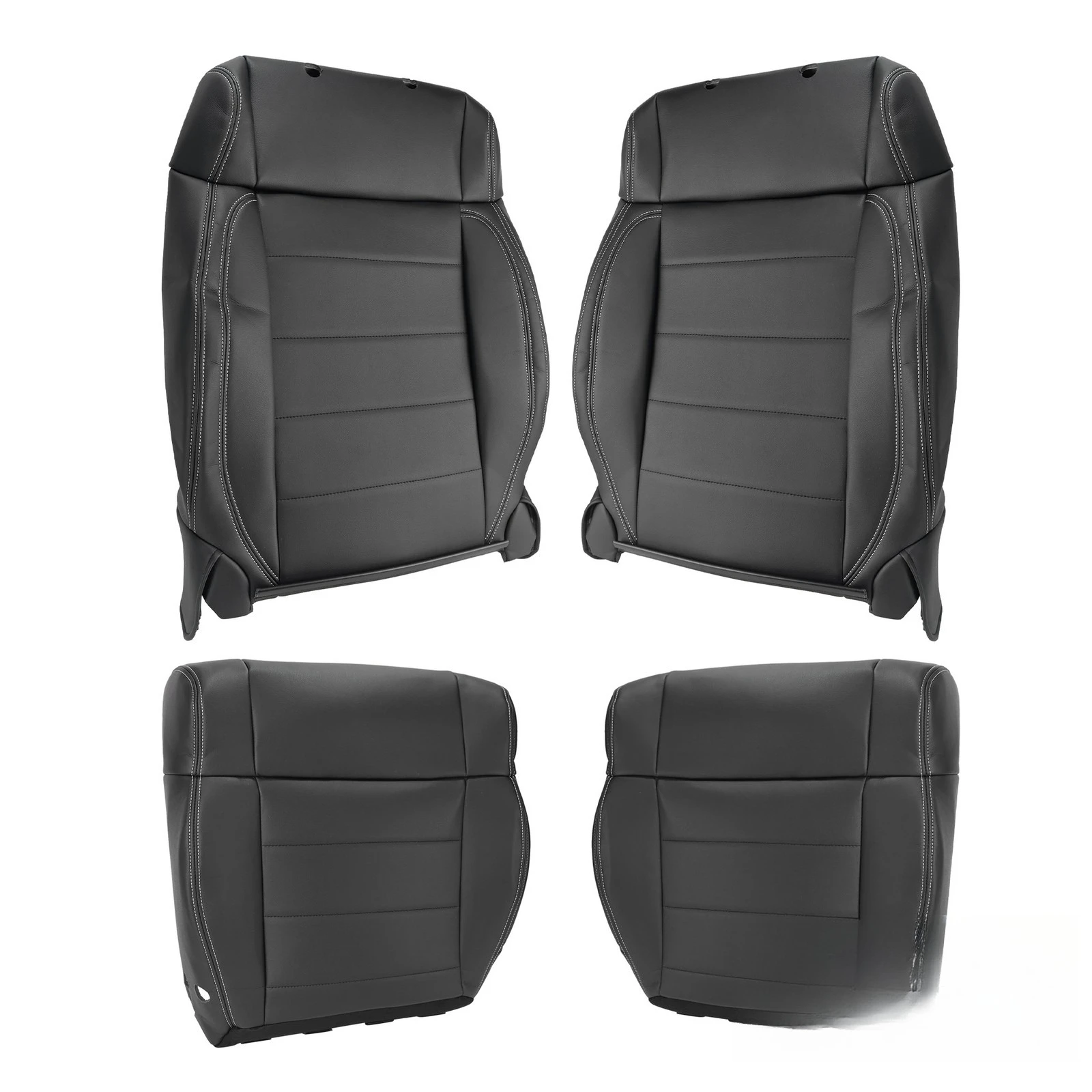 Driver+Passenger Suit For Jeep Wrangler 2007-2012 Bottom Top Seat Cover Durable