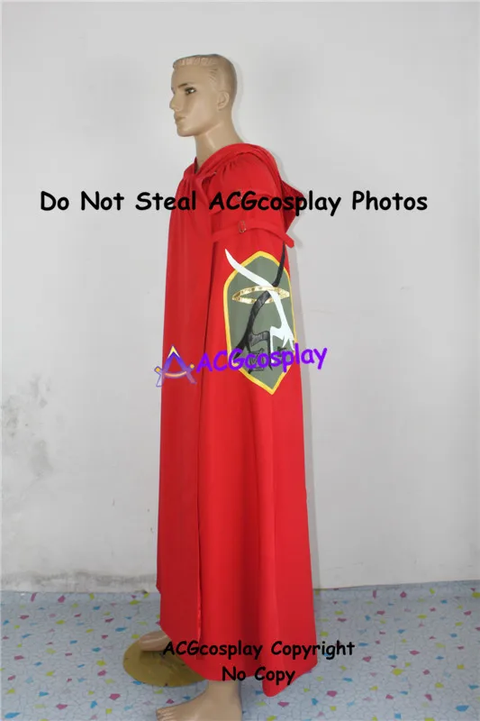 X Kamui Shiro Cosplay Costume big cape and small bag acgcosplay red version